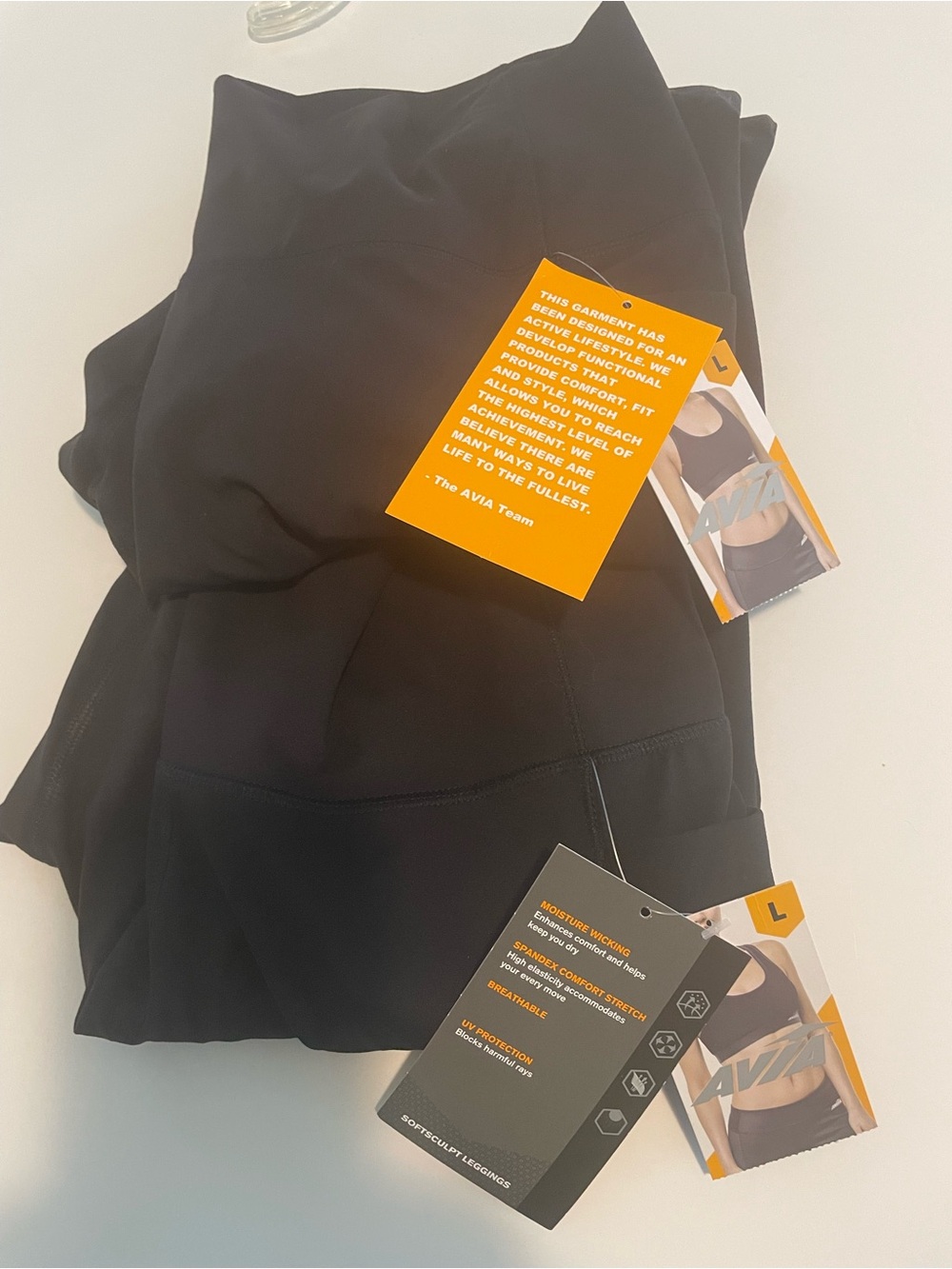 Avia Black High-Waist Active Leggings You Get 2!